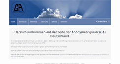 Desktop Screenshot of anonyme-spieler.org